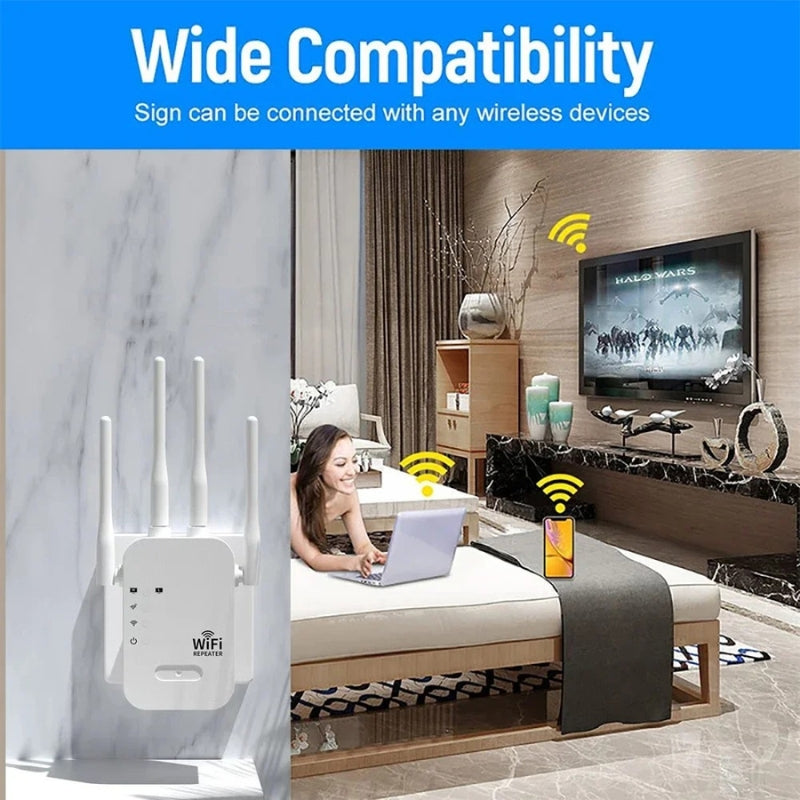 Outdoor WiFi Signal Booster Antenna for Garden Office Wireless Range Extender