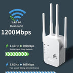 Outdoor WiFi Signal Booster Antenna for Garden Office Wireless Range Extender