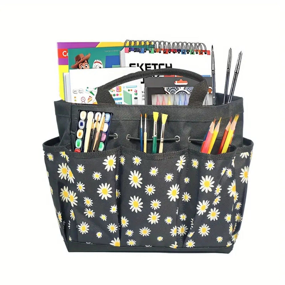 Garden Tool Organizer Bag with Multiple Pockets