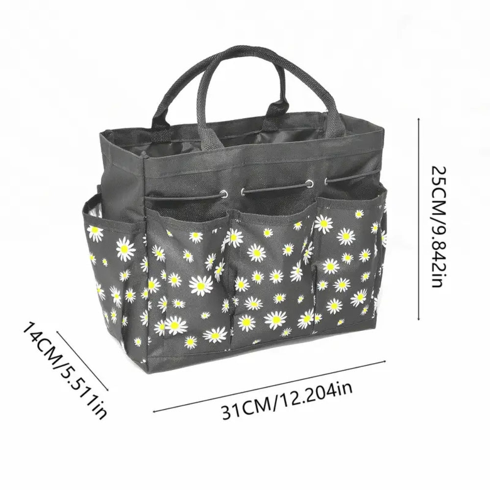 Garden Tool Organizer Bag with Multiple Pockets