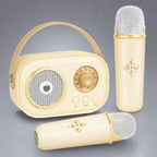 Karaoke Machine Bluetooth Speaker System Retro Style