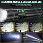 LED Flashlight Torch Handheld Bright Portable Light