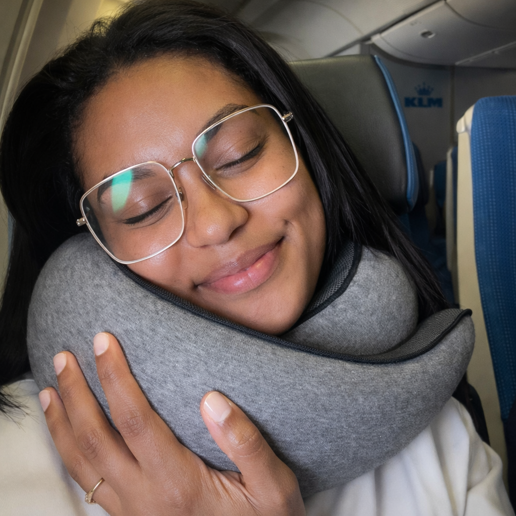 U-Shaped Travel Neck Pillow Anatomical 360 Degree Support