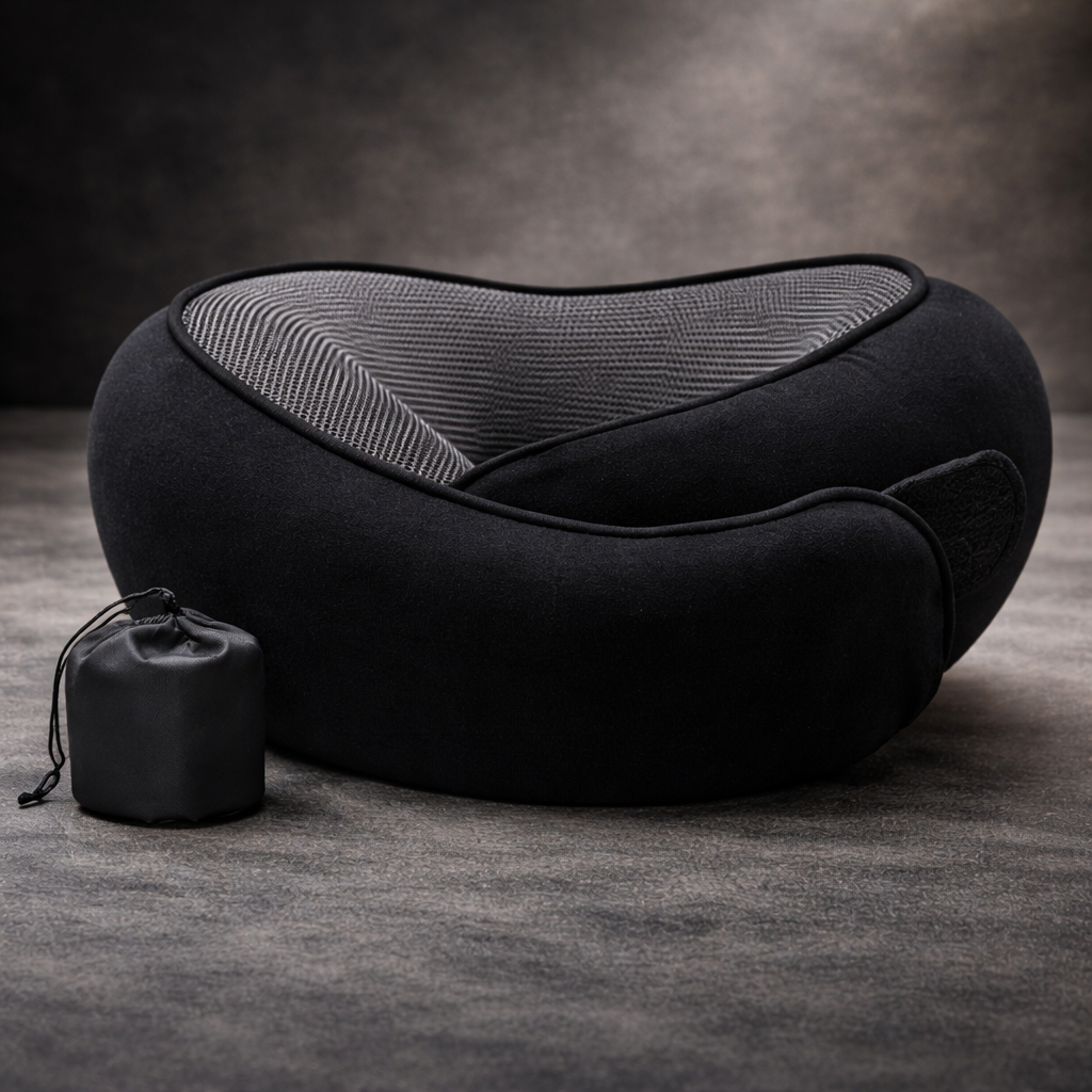 U-Shaped Travel Neck Pillow Anatomical 360 Degree Support