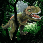 Remote Control Walking Dinosaur Toy with Roaring Sound and LED Light