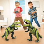 Remote Control Walking Dinosaur Toy with Roaring Sound and LED Light