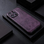 Leather iPhone Phone Case Slim Protective Cover