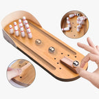 Mini Wooden Bowling Game