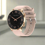 AMOLED Smartwatch Circular Fitness Tracker Bluetooth Call IP68 Waterproof