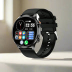 AMOLED Smartwatch Circular Fitness Tracker Bluetooth Call IP68 Waterproof