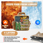 Insulated Large 18L Tactical Leakproof Lunch Box Cooler Bag