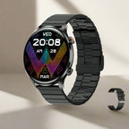 AMOLED Smartwatch Circular Fitness Tracker Bluetooth Call IP68 Waterproof
