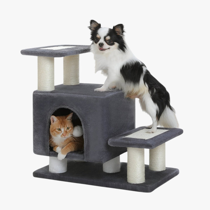 3-Tier Multifunctional Pet Ladder for Comfort and Resting