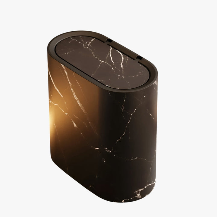 Nordic Marble Waste Bin Slim Odorless