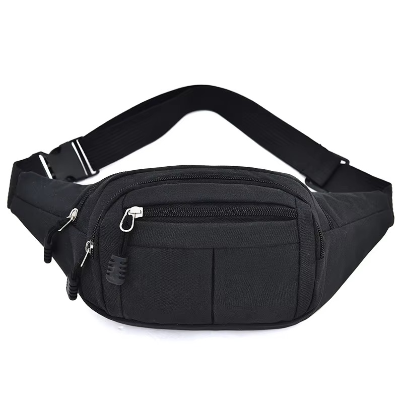 Canvas Waterproof Waist Bag Crossbody Unisex Outdoor Sports Bag