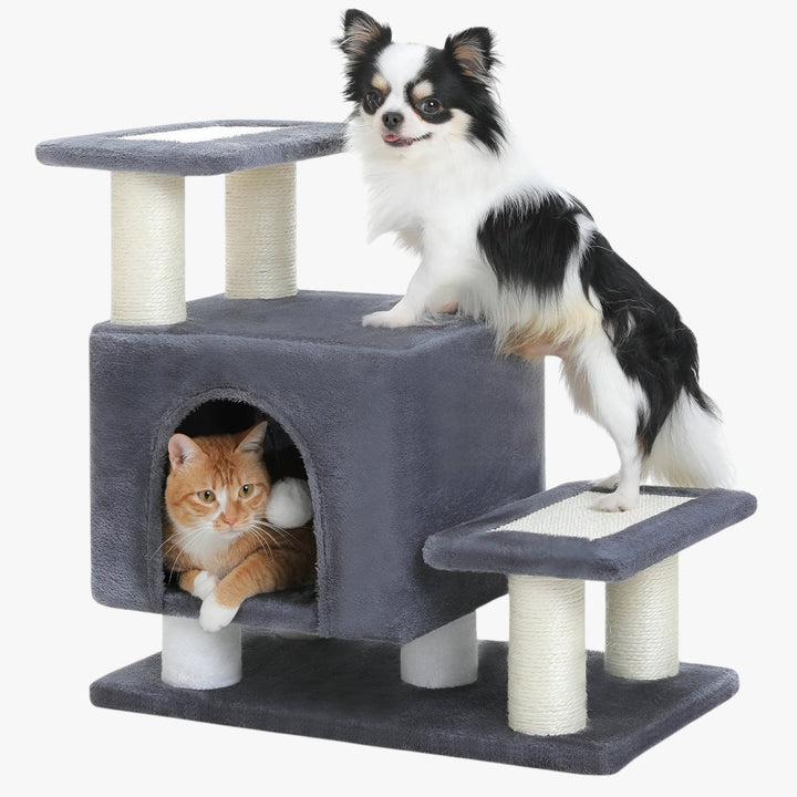 3-Tier Multifunctional Pet Ladder for Comfort and Resting