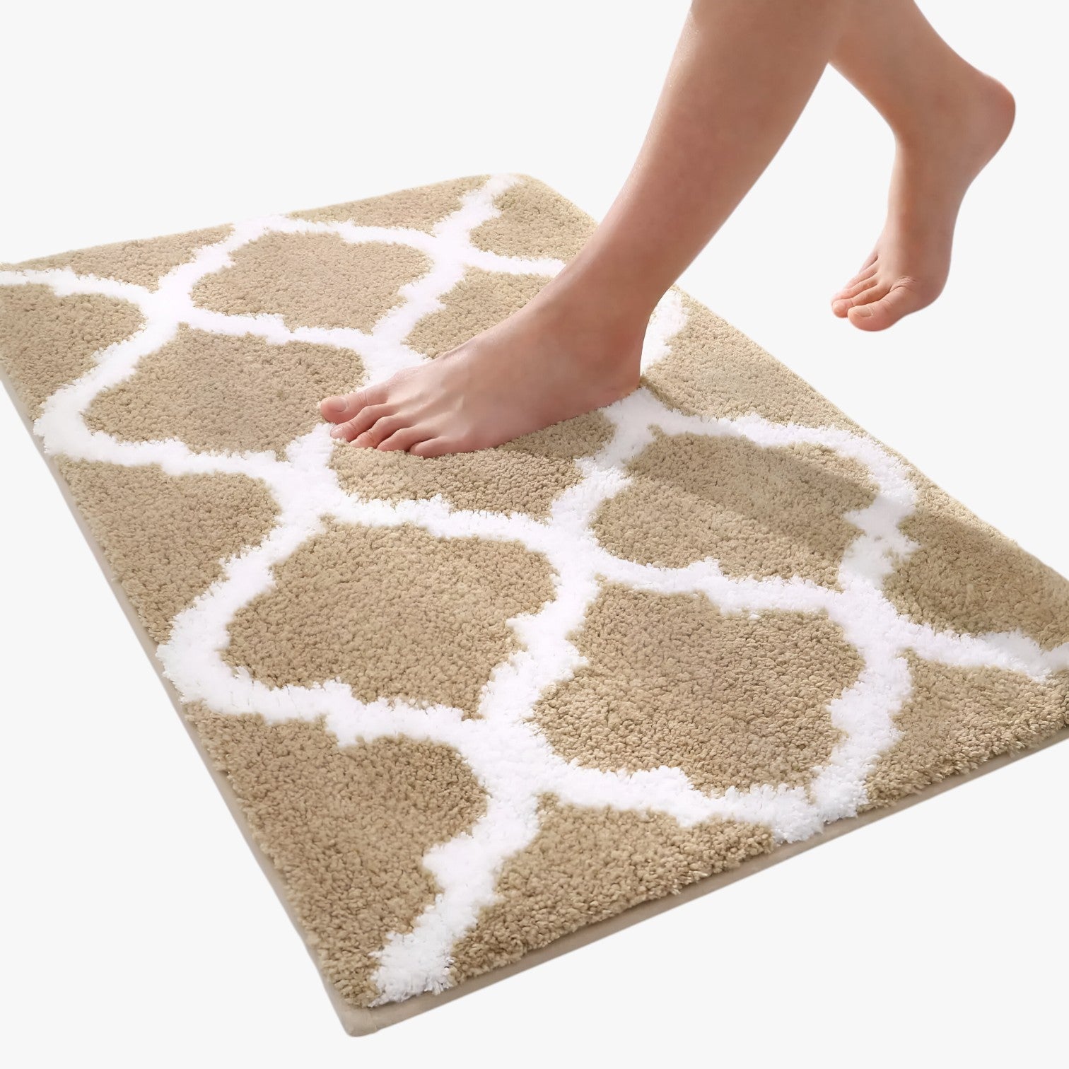 Luxury Bath Mat Non-Slip Absorbent Soft Comfortable