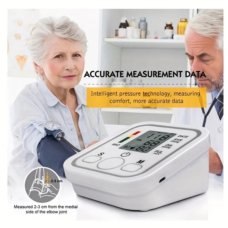 Upper Arm Automatic Digital Blood Pressure Monitor Sphygmomanometer