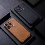 Leather iPhone Phone Case Slim Protective Cover