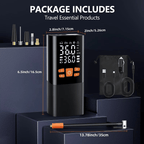 Portable Air Compressor with Digital Display and Rechargeable Battery