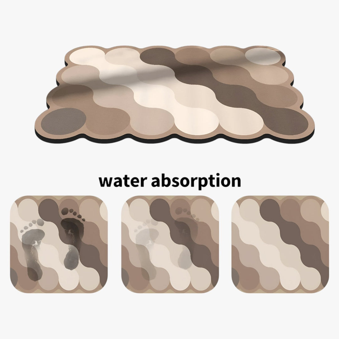 Diatomite Bath Mat Quick Drying Non-Slip