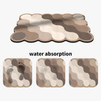 Diatomite Bath Mat Quick Drying Non-Slip