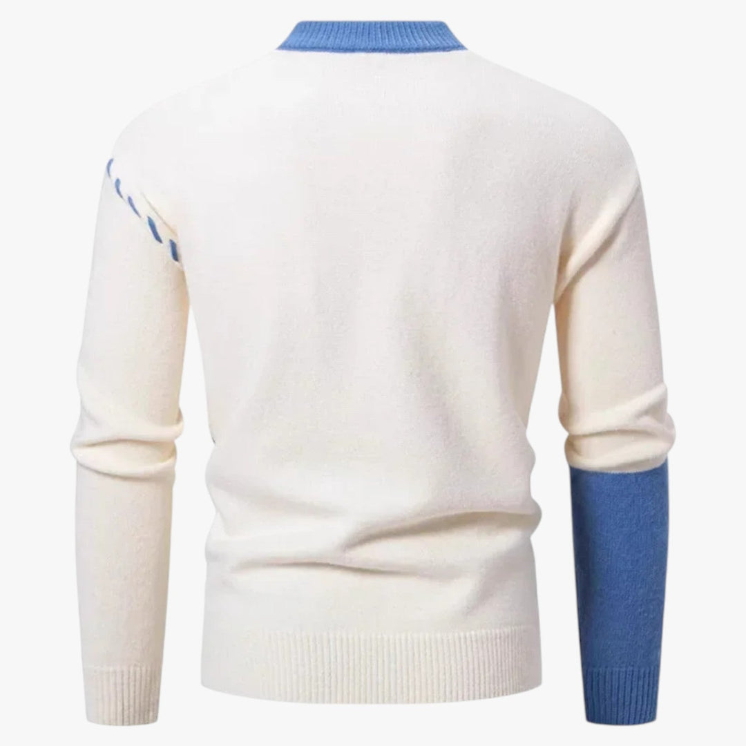 Men's Color Block Sweater Autumn Wear
