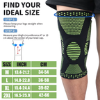 Compression Knee Brace Support Sleeve for Joint Pain Relief