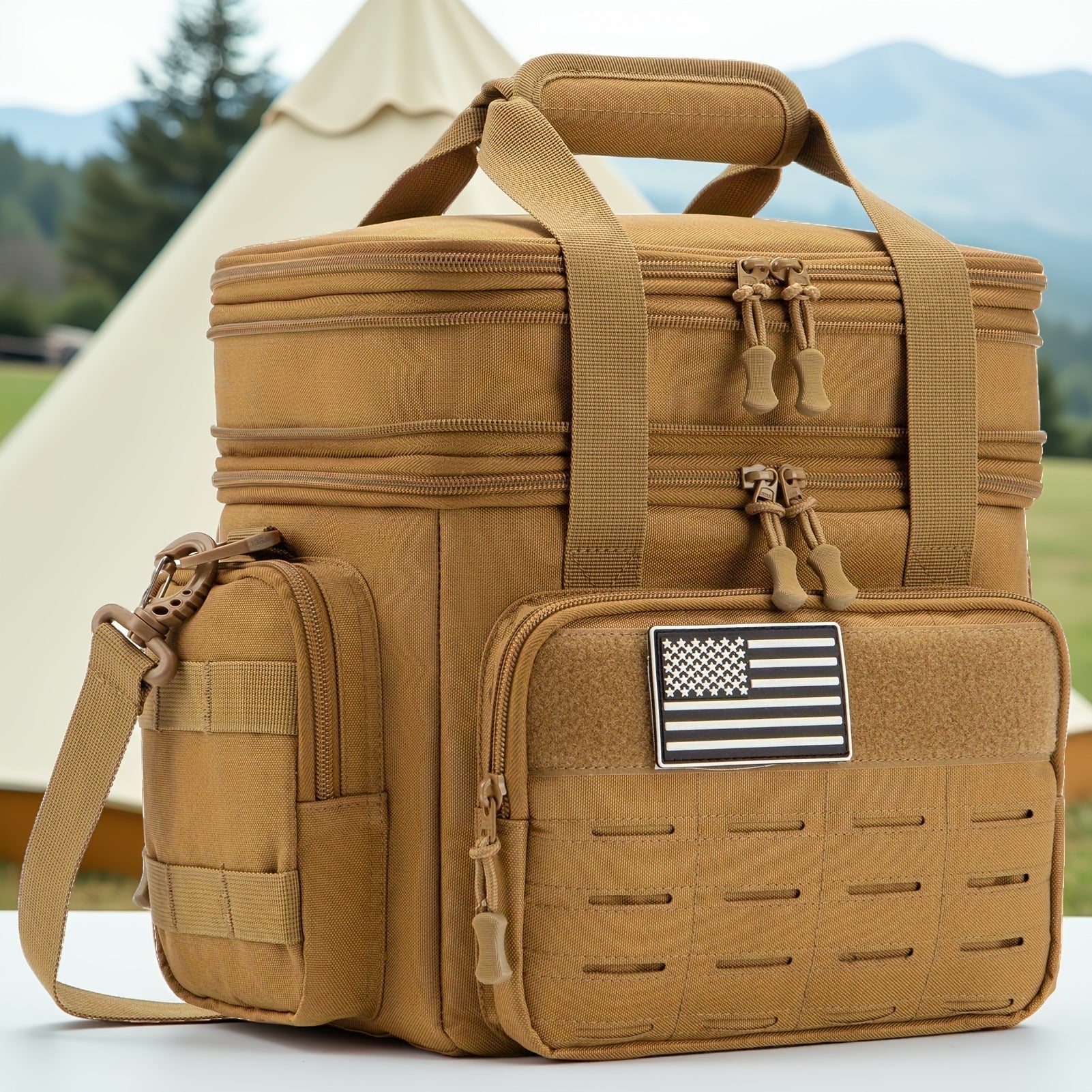 Insulated Large 18L Tactical Leakproof Lunch Box Cooler Bag
