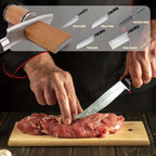 Knife Sharpener with Diamond Roller for Precision Blades Handheld