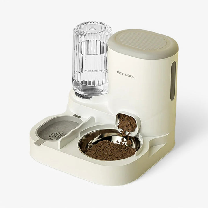 Automatic Pet Food Dispenser with Fresh Water and Food