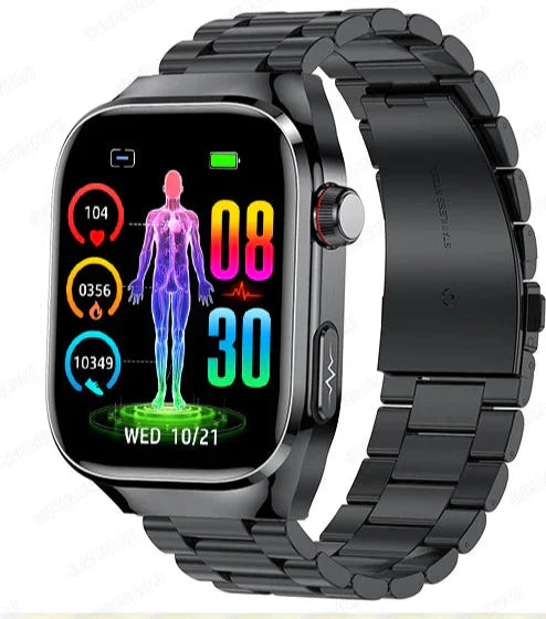 Smartwatch with Blood Pressure and Heart Rate Monitor
