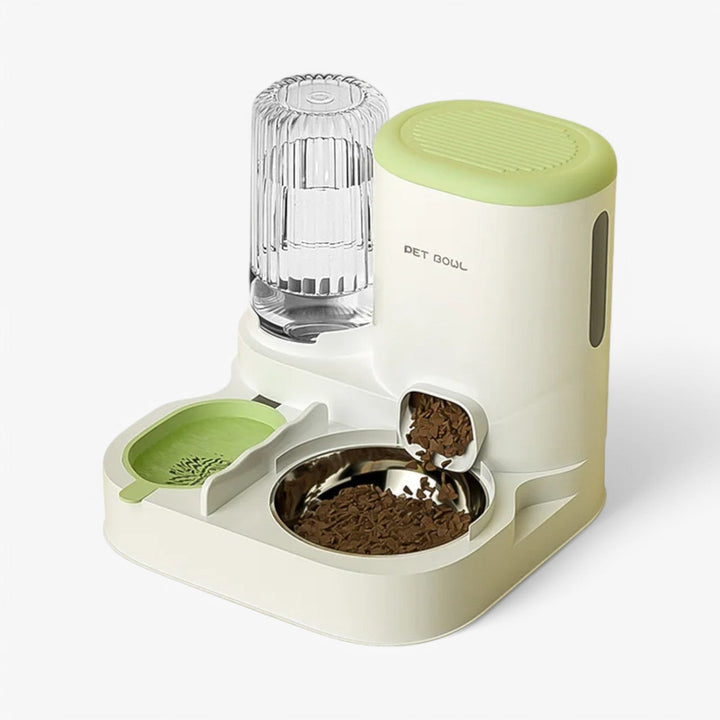 Automatic Pet Food Dispenser with Fresh Water and Food