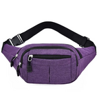 Canvas Waterproof Waist Bag Crossbody Unisex Outdoor Sports Bag