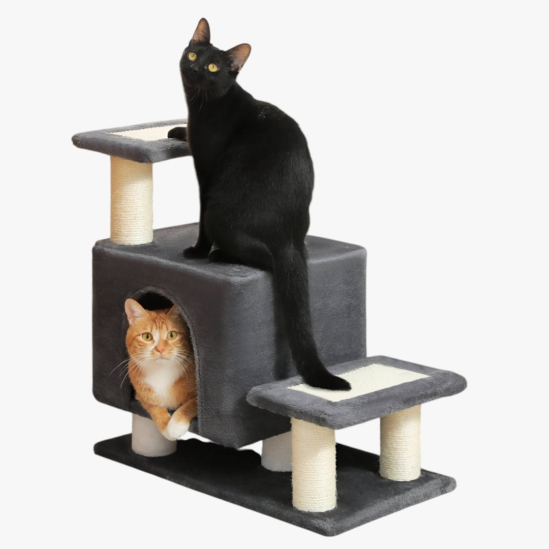 3-Tier Multifunctional Pet Ladder for Comfort and Resting