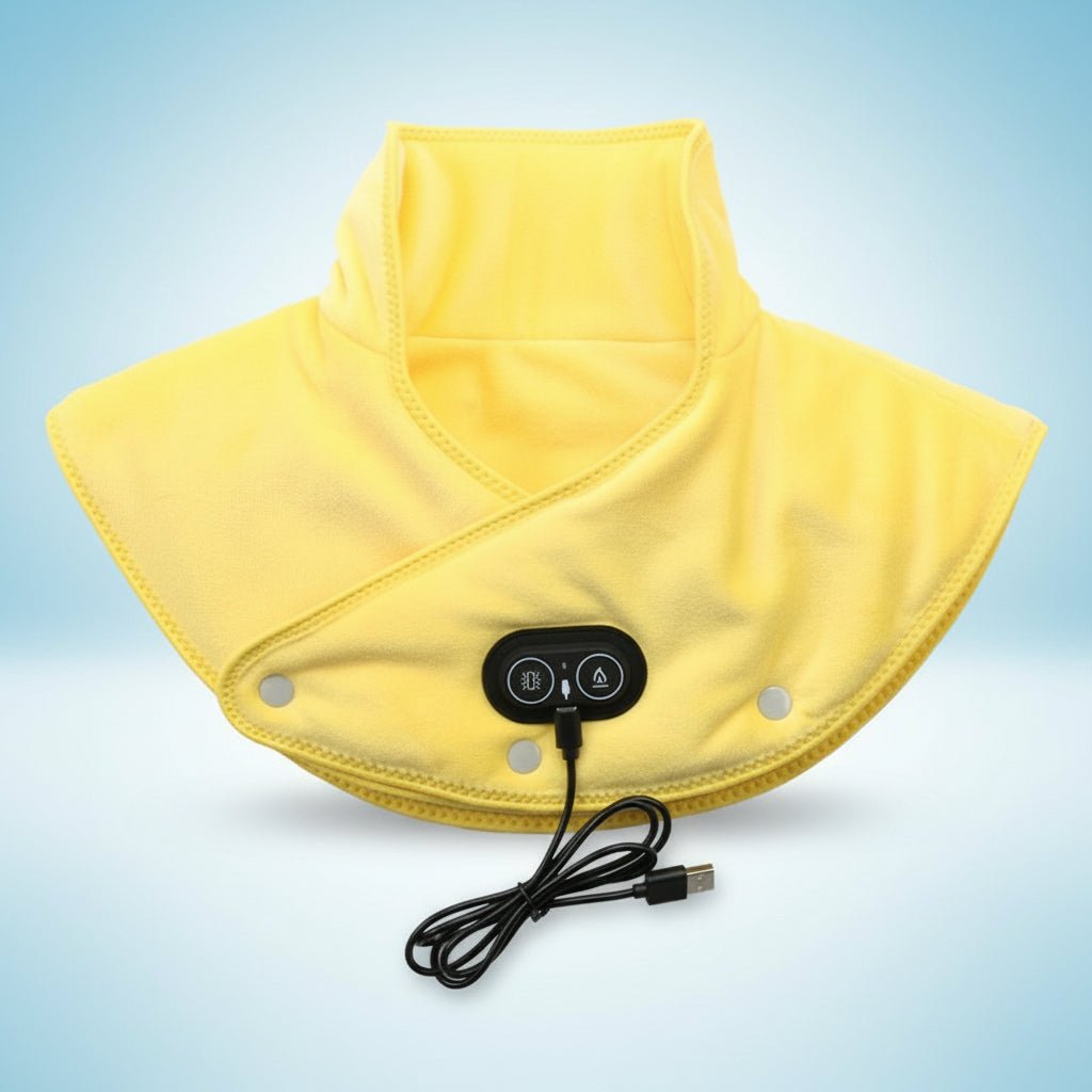 Neck and Shoulder Heating Pad with Vibration Massage Function