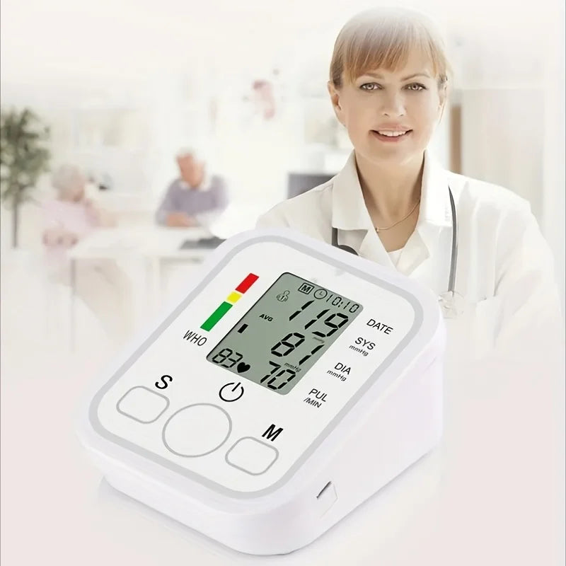 Upper Arm Automatic Digital Blood Pressure Monitor Sphygmomanometer