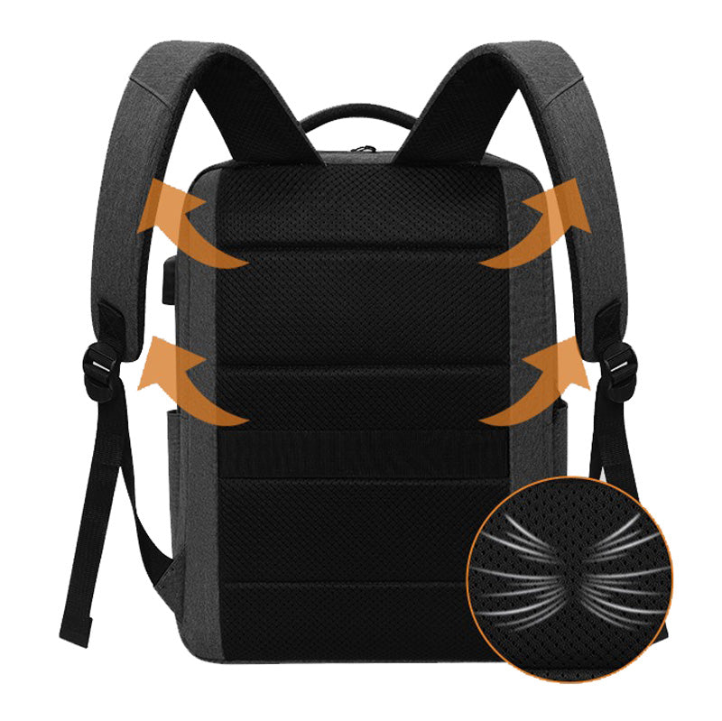 Laptop Backpack Anti Theft with Security Lock and USB Charging Port
