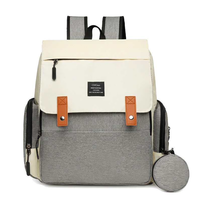 Insulated Diaper Backpack with Storage Pouch Baby Bag Backpack