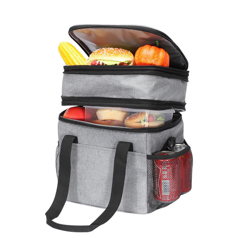Expandable Insulated Cooler Tote Bag Lunch Bag Travel Bag