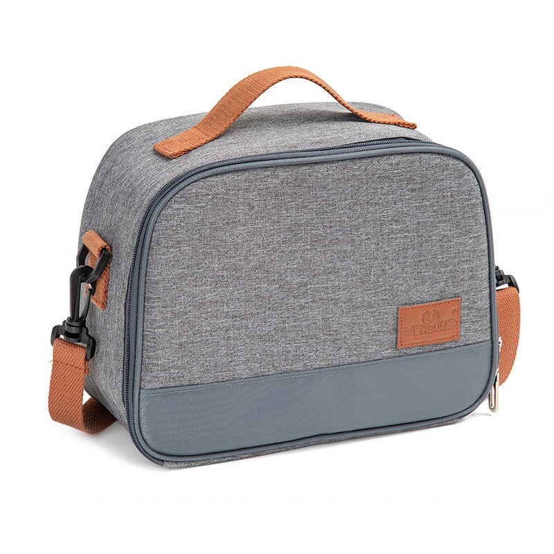 Insulated Soft Sided Lunch Bag Portable Cooler Tote Bag