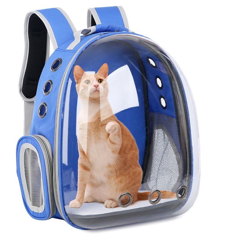 Pet Carrier Backpack Space Capsule Design Clear View Window