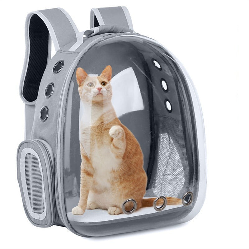 Pet Carrier Backpack Space Capsule Design Clear View Window