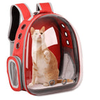 Pet Carrier Backpack Space Capsule Design Clear View Window