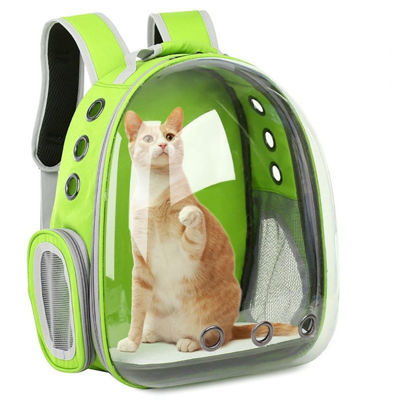 Pet Carrier Backpack Space Capsule Design Clear View Window