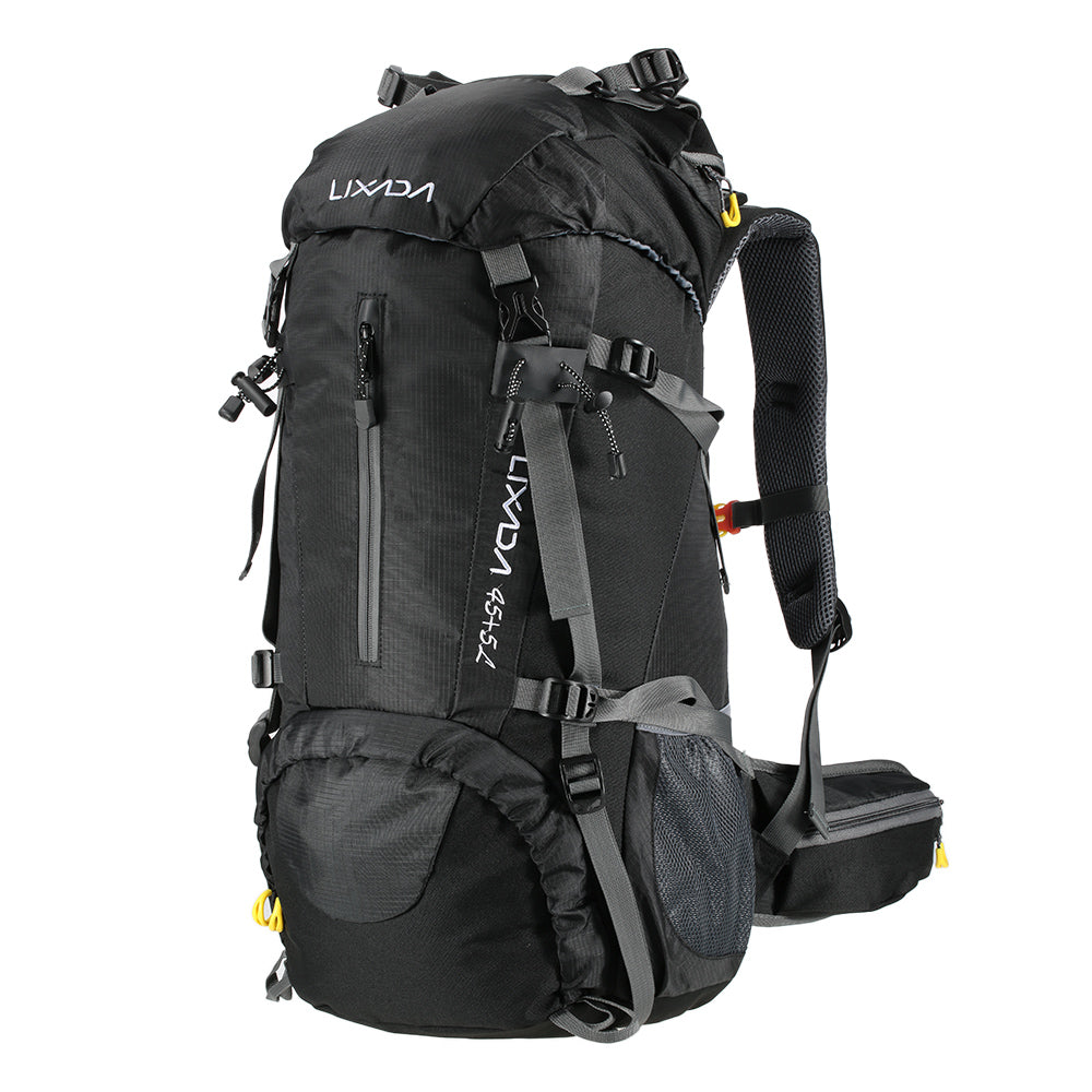 Hiking Backpack 50 Liter Large Capacity Multi Compartment Outdoor Pack