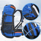 Hiking Backpack 60L Large Capacity Ergonomic Trekking Backpack