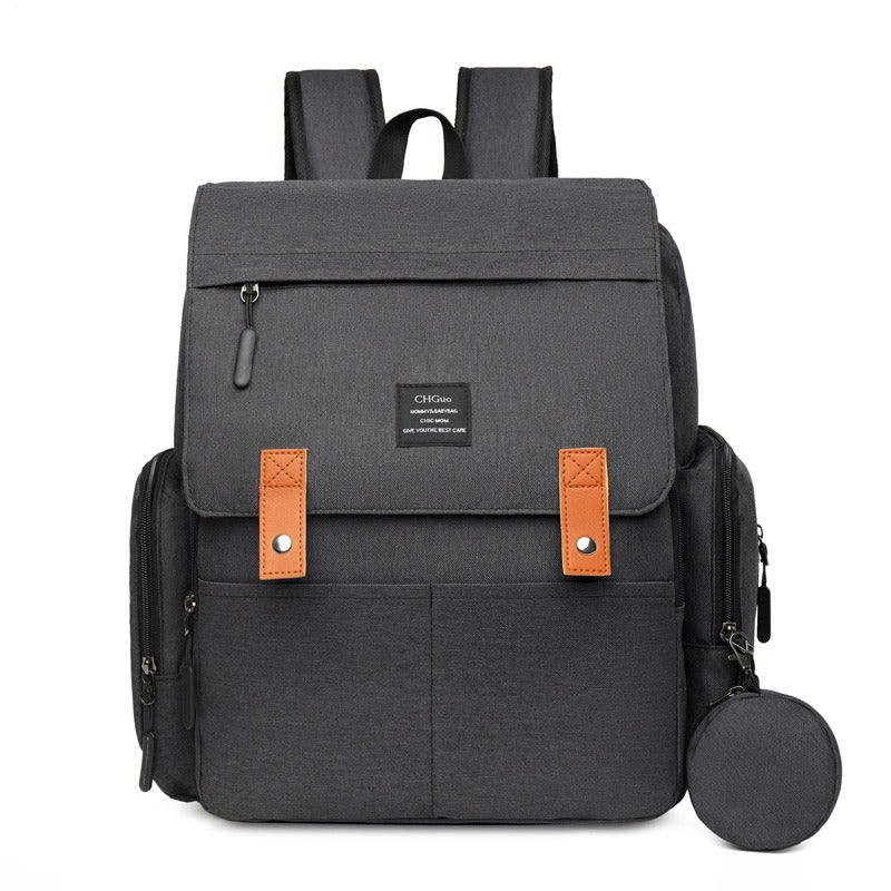 Insulated Diaper Backpack with Storage Pouch Baby Bag Backpack