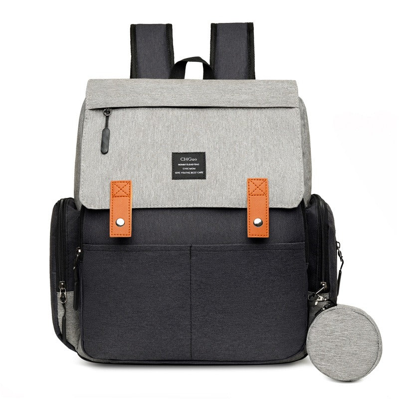 Insulated Diaper Backpack with Storage Pouch Baby Bag Backpack