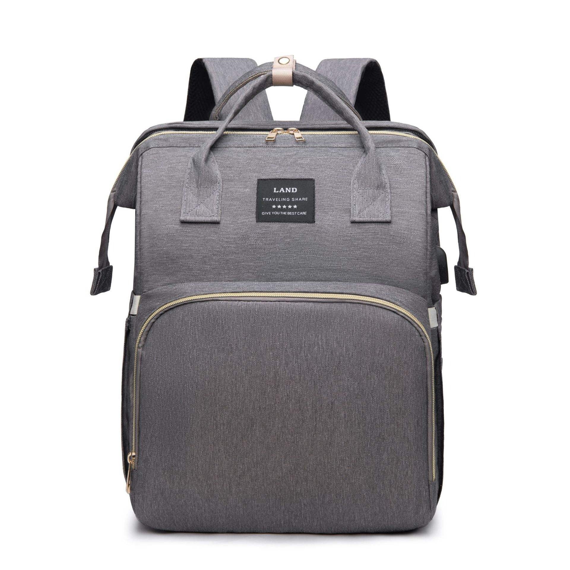 Baby Diaper Backpack with Waterproof Design and Changing Pad